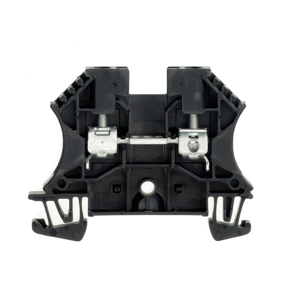 [WDU 4 SW] Borna 26-10Awg 4Mm2 Tornillo 35A 600V Negro Weidmuller _1020110000