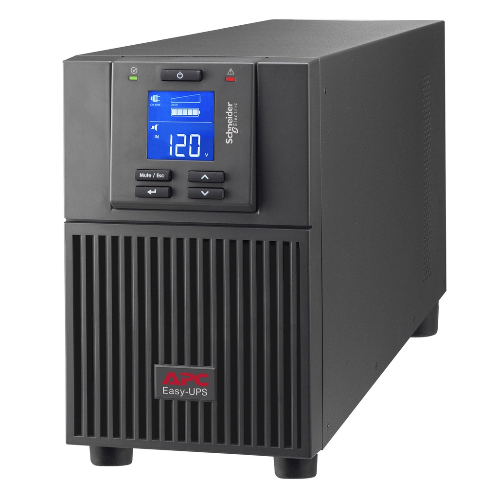 [SRV2KA] Ups Online 2Kva 1600W Entrada 120V 5-20P Salida 4 Tomas Nema 5-20R Torre Easy Apc Schneider