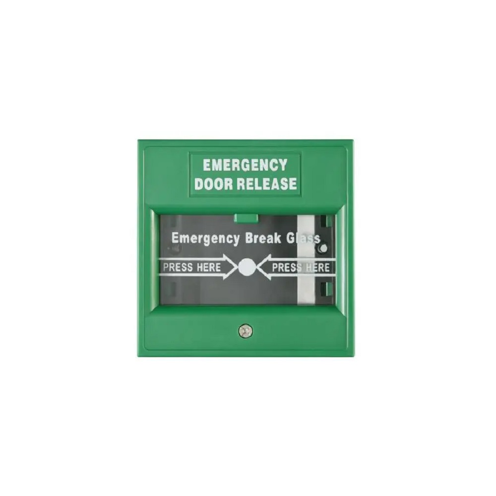 [DS-K7PEB-GR] Boton Accionamiento Emergencia P/Control De Acceso Verde 86X86X50Mm Hikvision 302901663