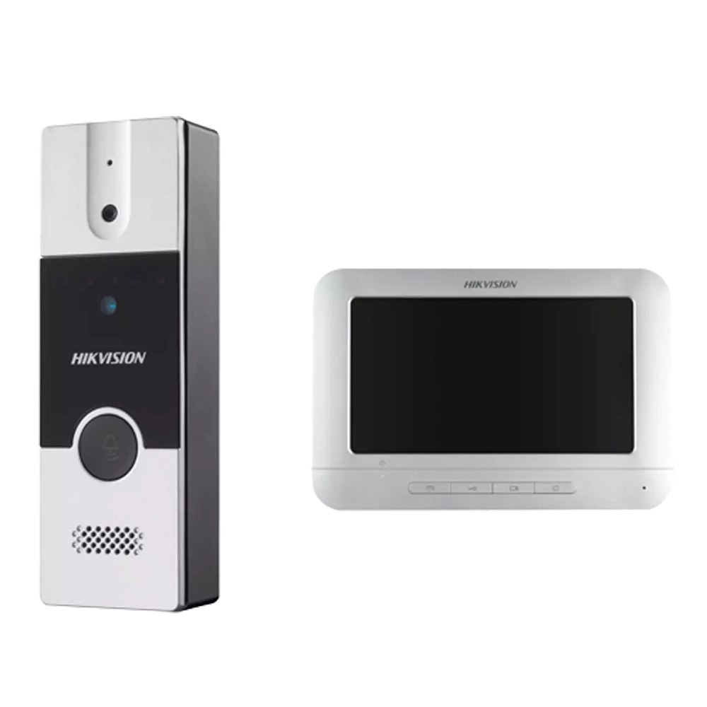 [DS-KIS202T] Kit Videoportero Analogo Incluye Pantalla 7In + Cable 5Mts 4 Hilos Hikvision 305302862