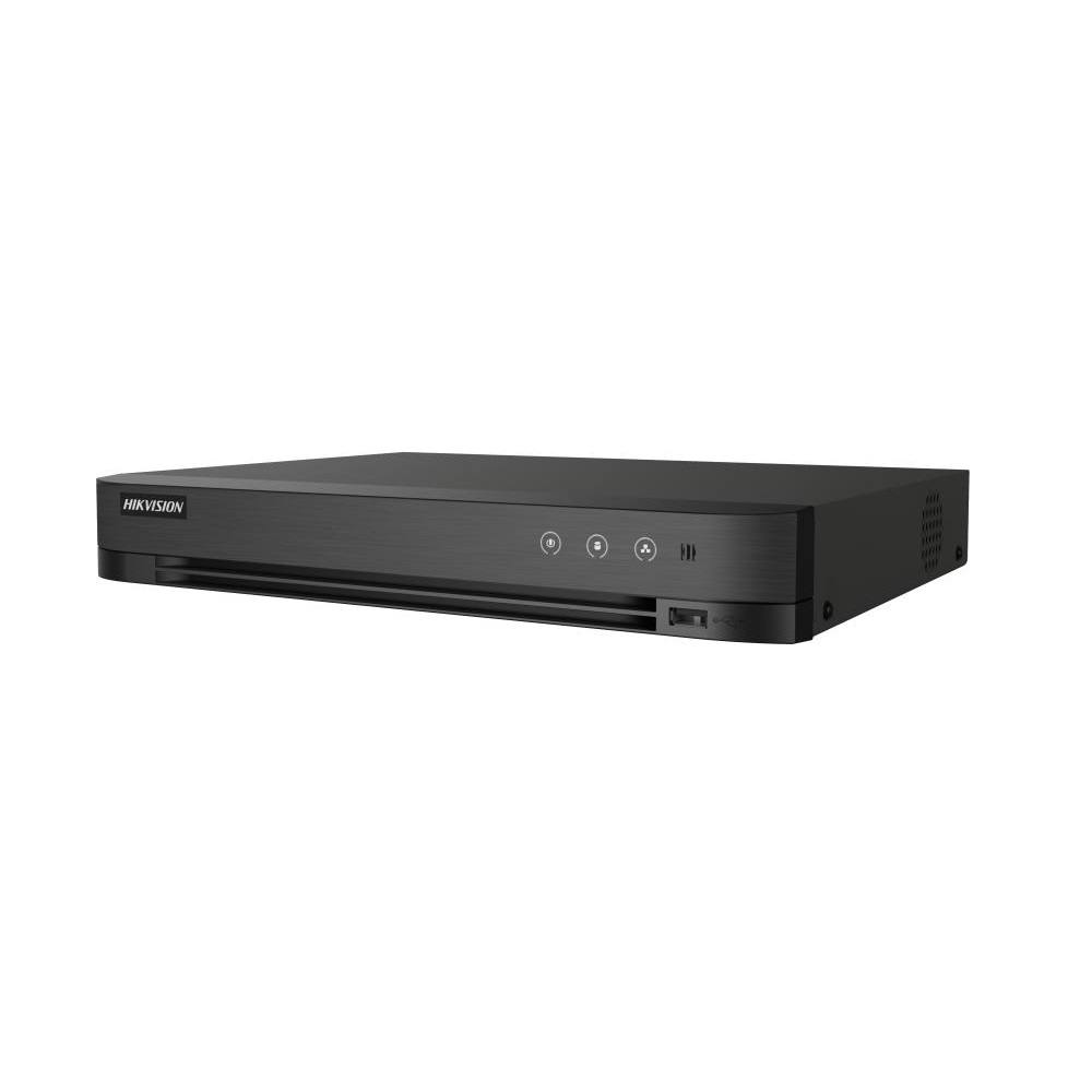 [iDS-7204HUHI-M1/FA(C)/4A+4/1ALM] Dvr 4 Ch 8Mp Reconocimiento Facial 1Bahia/10Tb H265+ 30Fps Rs485 Acusense Metal Hikvision 300227021