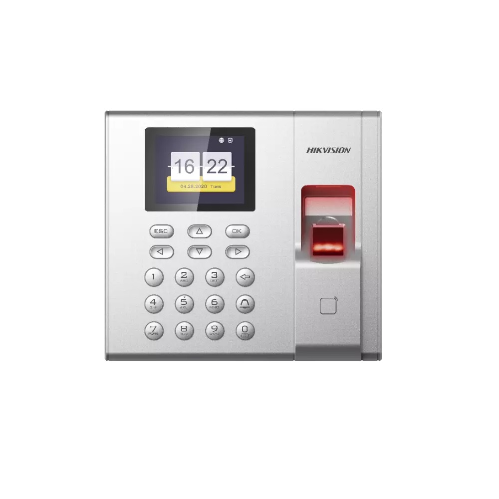 [DS-K1T8003MF] Terminal Control Acceso Bio/Card Mf 1000 Huellas 100K Eventos Hikvision 302907421
