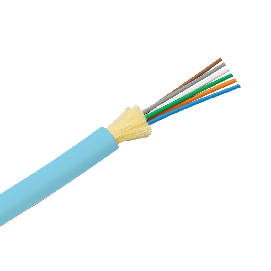 Fibra Optica Multimodo 6 Hilos Om3 Interior Aqua Riser Panduit