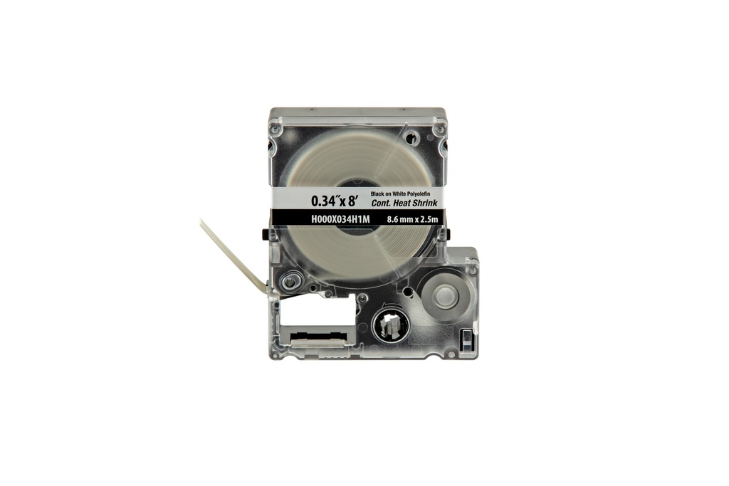 [H000X034H1M] Cartucho Panduit P/Mp300/100 Cable 18-12Awg Termoencogible Letra Negra/Blanco