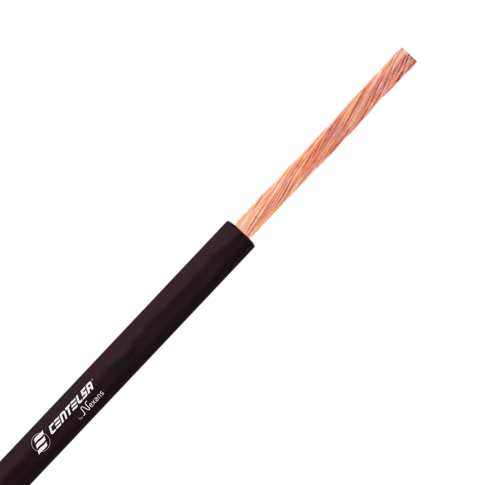 [SIS-12-NEGRO] Cable Sis #12Awg Xlpe Nh Fr 125 Grados 600V Negro Centelsa 204499Ckng