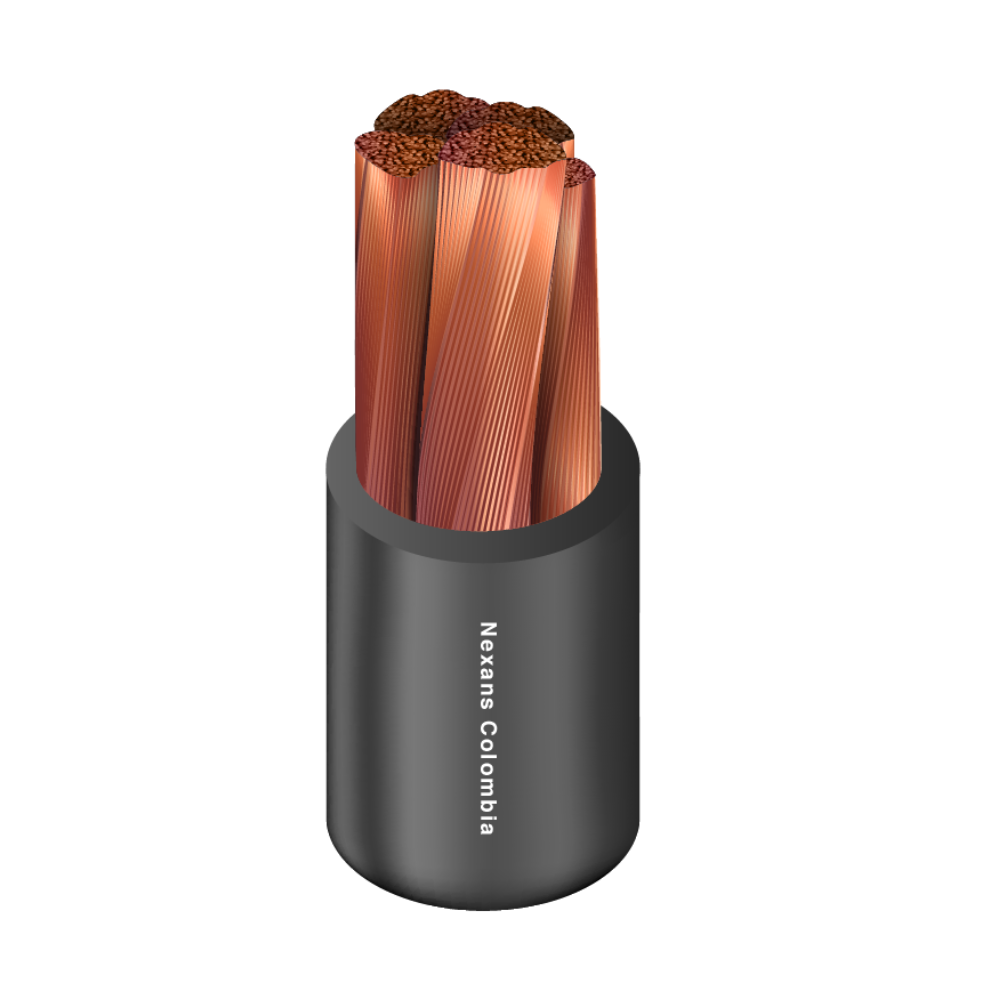 [SOLDADOR-2] Cable Soldador 2Awg Negro 600V 105 Grados 230A Ciclo 130A Continuo (No Es Libre De Halogenos) Centelsa 201507