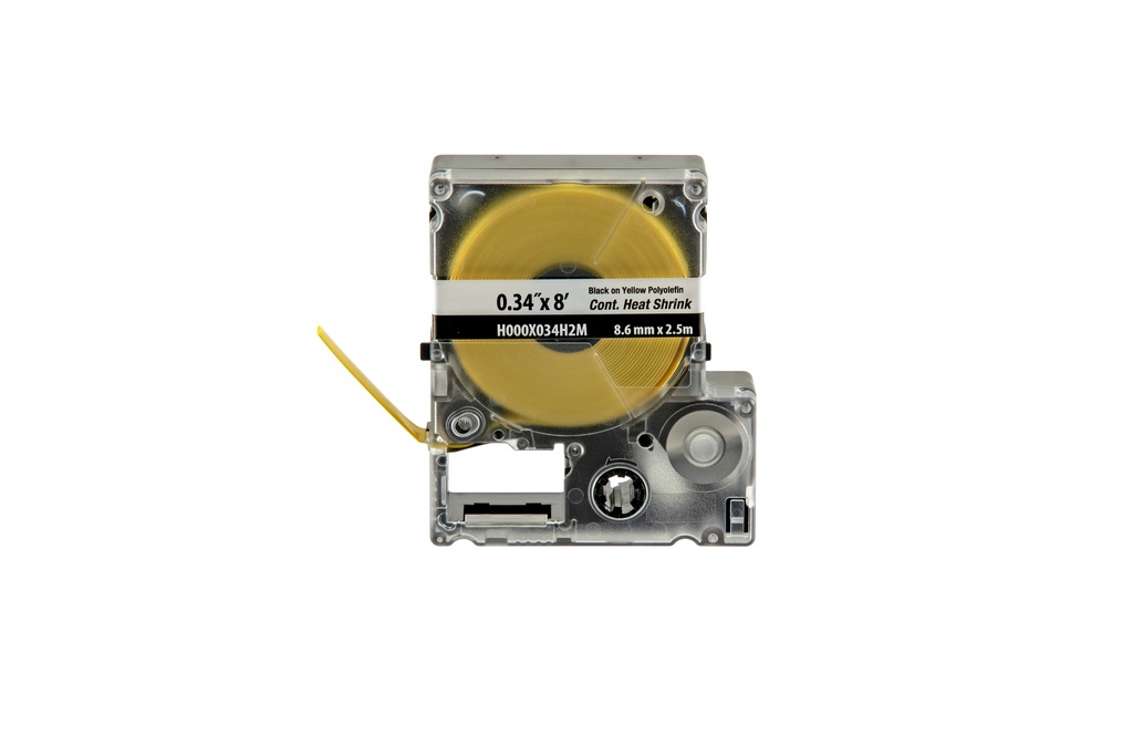 [H000X034H2M] Cartucho Panduit P/Mp300/100 Cable 18-12Awg Termoencogible Letra Negra/Amarillo