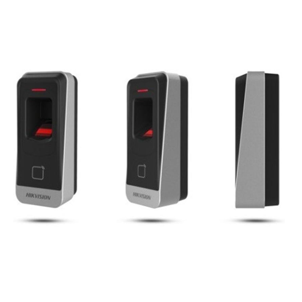 [DS-K1201AMF] Lectora Proximidad Mifare Y Biometria Rs485 Hikvision 302918053