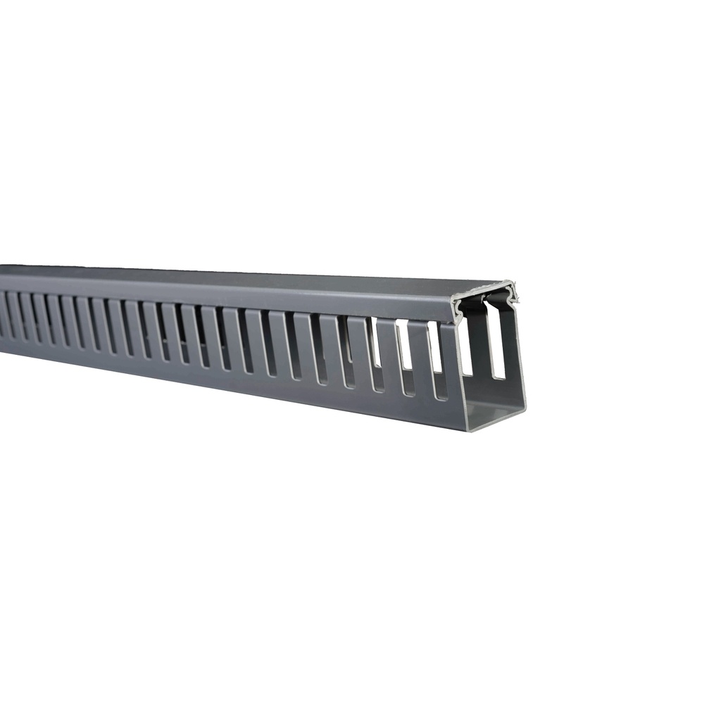 Canaleta 40Bx60A Mm Gris Ranurada Tramo X 2 Mts  Dexson