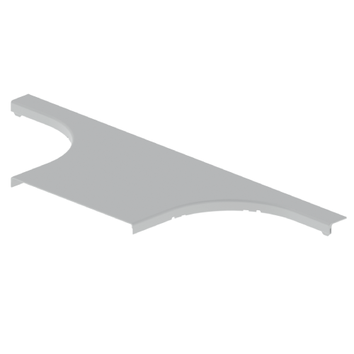 [66329] Tapa Para Derivacion T Gris 300Mm U23X Para Bandeja Portacable Gris U23X Unex
