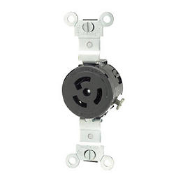 [4710] Toma 15A 125V 1F+N+T Seguridad Para Caja Leviton Nema L515R