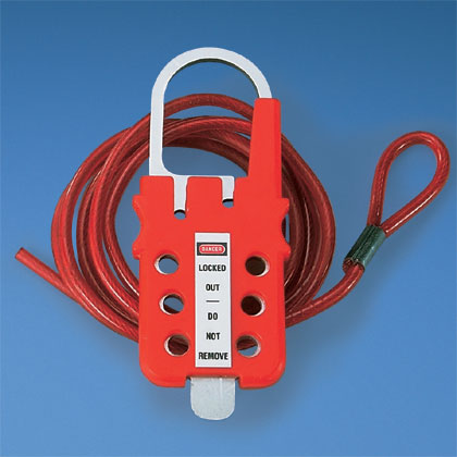 Cable De Acero Galvanizado 1.8Mts Recubierto De Vinilo Con Orificio No Incluye Cerrojo Panduit Psl-Mldc