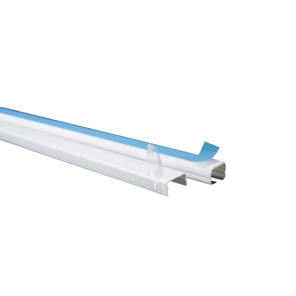 Canaleta 20X12Mm Blanca Dexson X 2 Mts Con Adhesivo