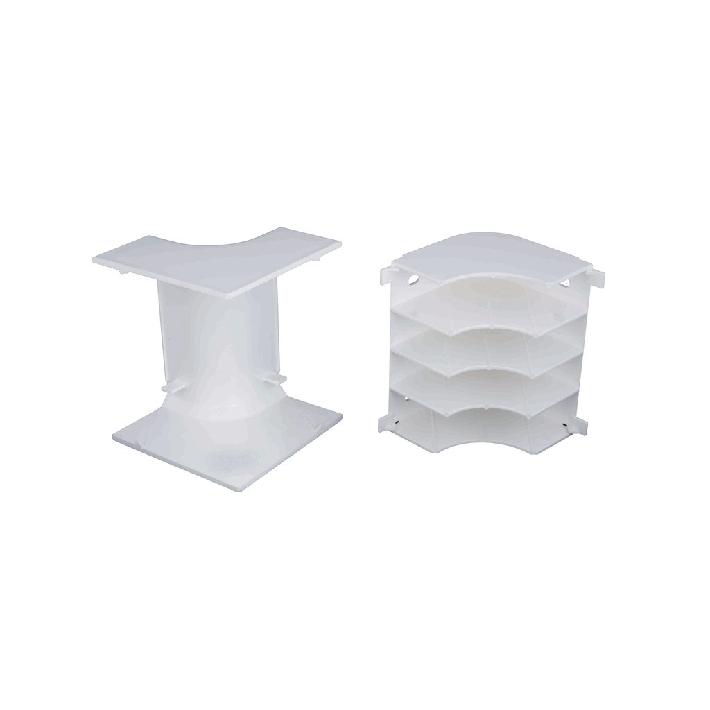 Angulo Interno P/Canaleta 100X45 Dexson Blanco