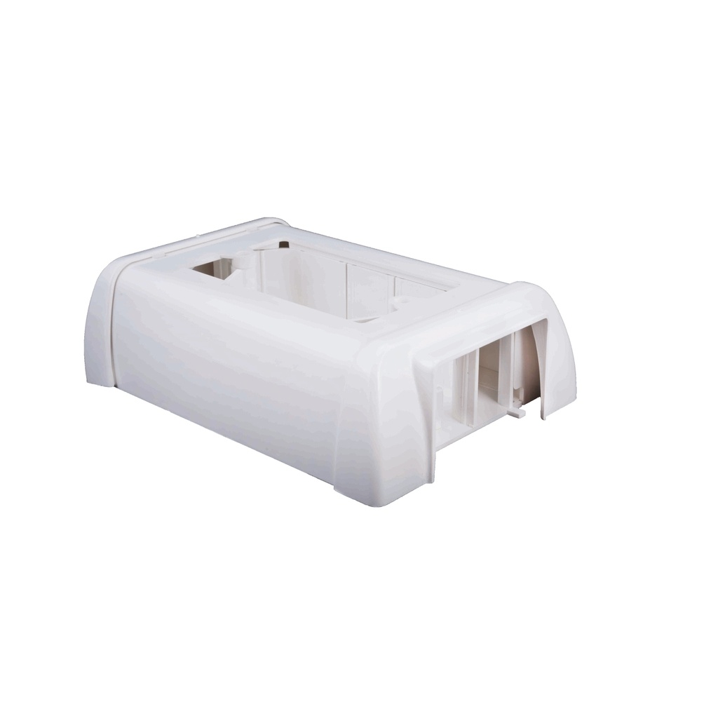 Caja 2X4 Dexson Nova P/Canaleta 60X40 Blanca