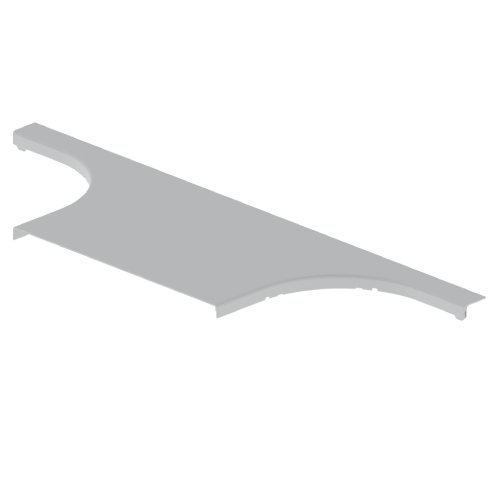 [66429] Tapa Para Derivacion T Gris 400Mm U23X Para Bandeja Portacable Gris U23X Unex