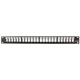 Herraje Patch Panel 24 Espacios 1Ru Leviton Con Barra Liberadora De Tension