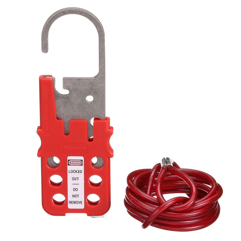 [PSL-MLD] Portacandado  Kit Con Cable 1.8Mts P/6 Candados Panduit