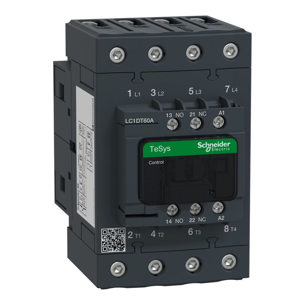 [LC1DT60AF7] Contactor 60A 4P 4No 110 Vac Schneider Electric