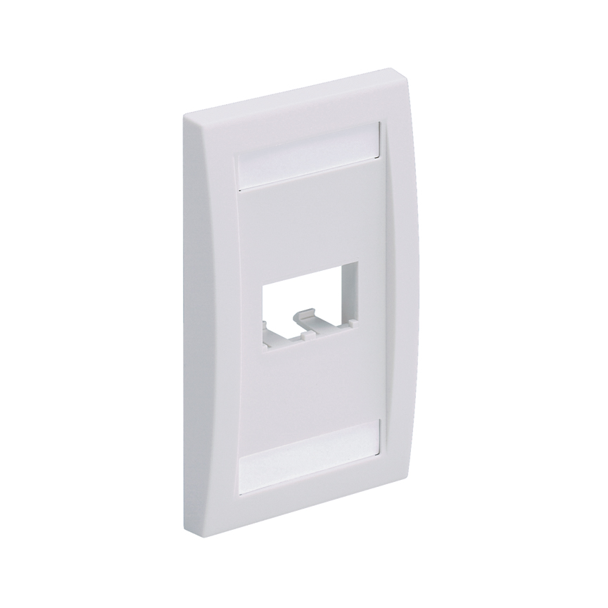 Placa Panduit 2 Esp Blanca Ejecutiva