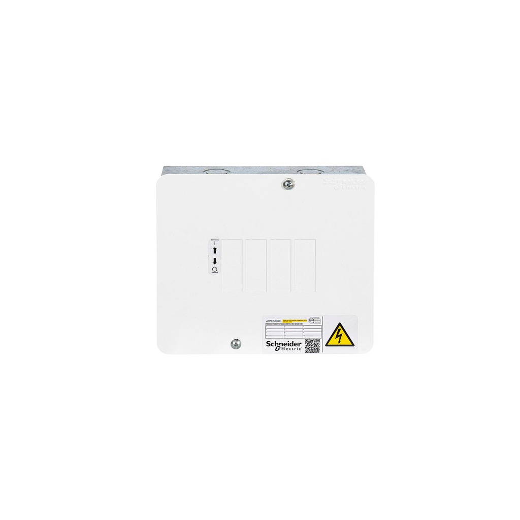 Tablero 4 Circuitos Square-D 75A 120V Caja (H X W X B) 19X23.1X6.3 Cm Schneider