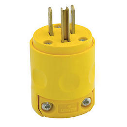 [515PV] Clavija 15A 125V 1F+N+T Pvc Leviton 5-15