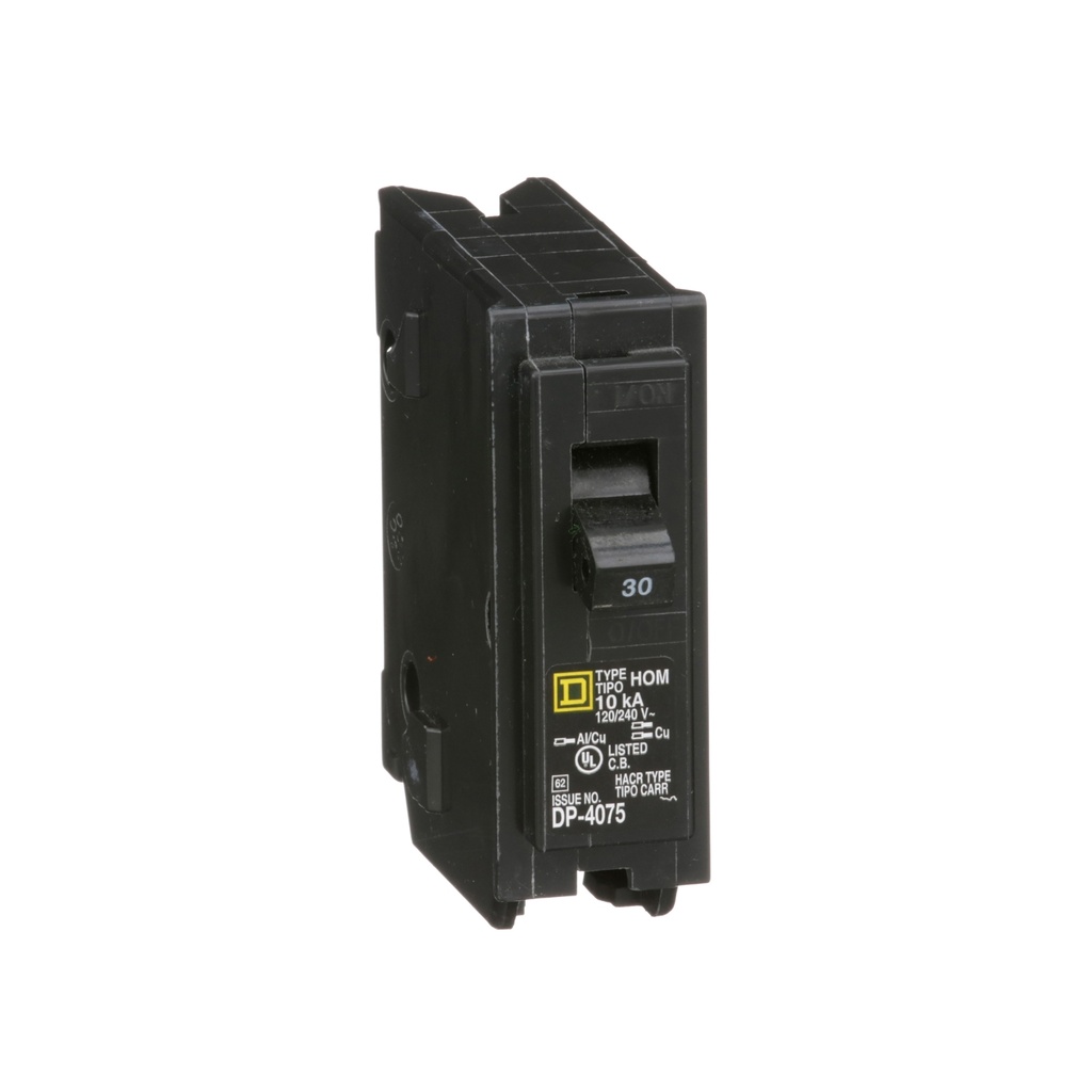 [HOM130] Taco Enchufable 1X30A 10Ka 120/240Vac Square-D Schneider