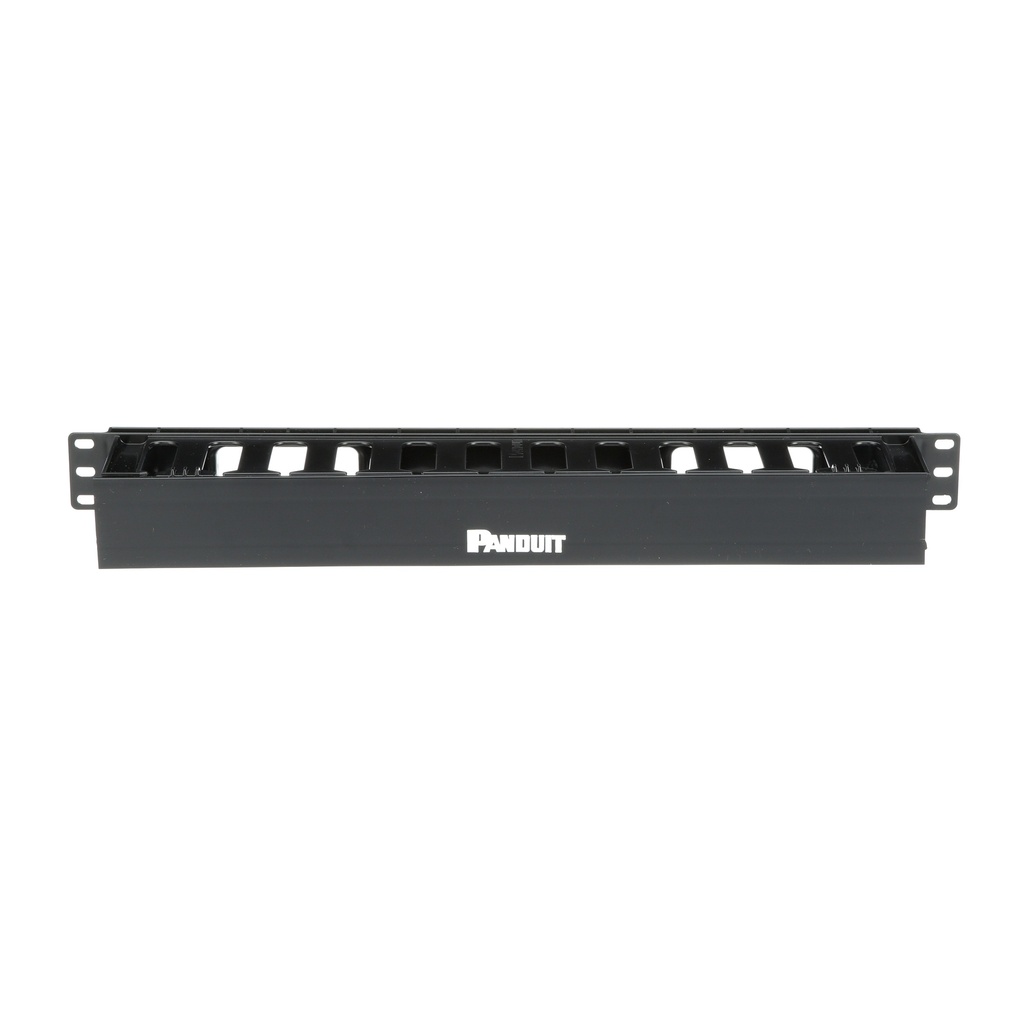 Organizador 1U Rack Frontal Horizontal Panduit