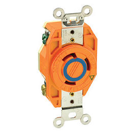 [2620-IG] Toma 30A 250V 2F+T Seguridad Para Caja Tierra Aislada Leviton Nema L630R
