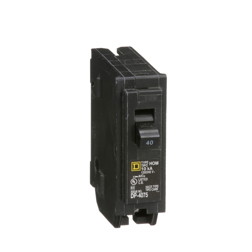 [HOM140] Taco Enchufable 1X40A 10Ka 120/240Vac Square-D Schneider