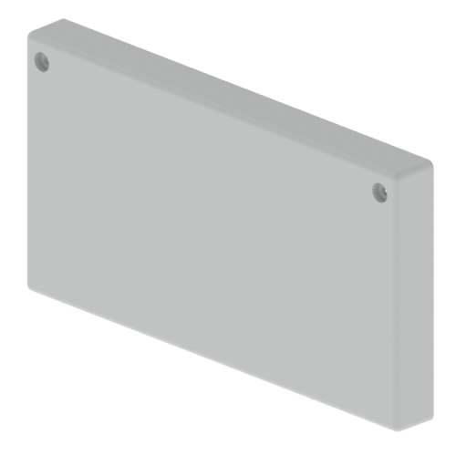 Tapa Final Para Bandejaportacable 100X200Mm Gris Unex