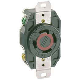Toma 30A 480V 3F+T Seguridad Para Caja Leviton Nema L1630R