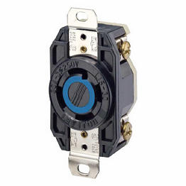 [2720] Toma 30A 250V 3F+T Seguridad Para Caja Leviton Nema L1530R