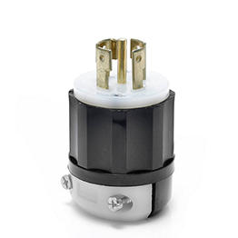 Clavija 30A  120/208V 3F+N+T Seguridad Leviton Nema L2130P
