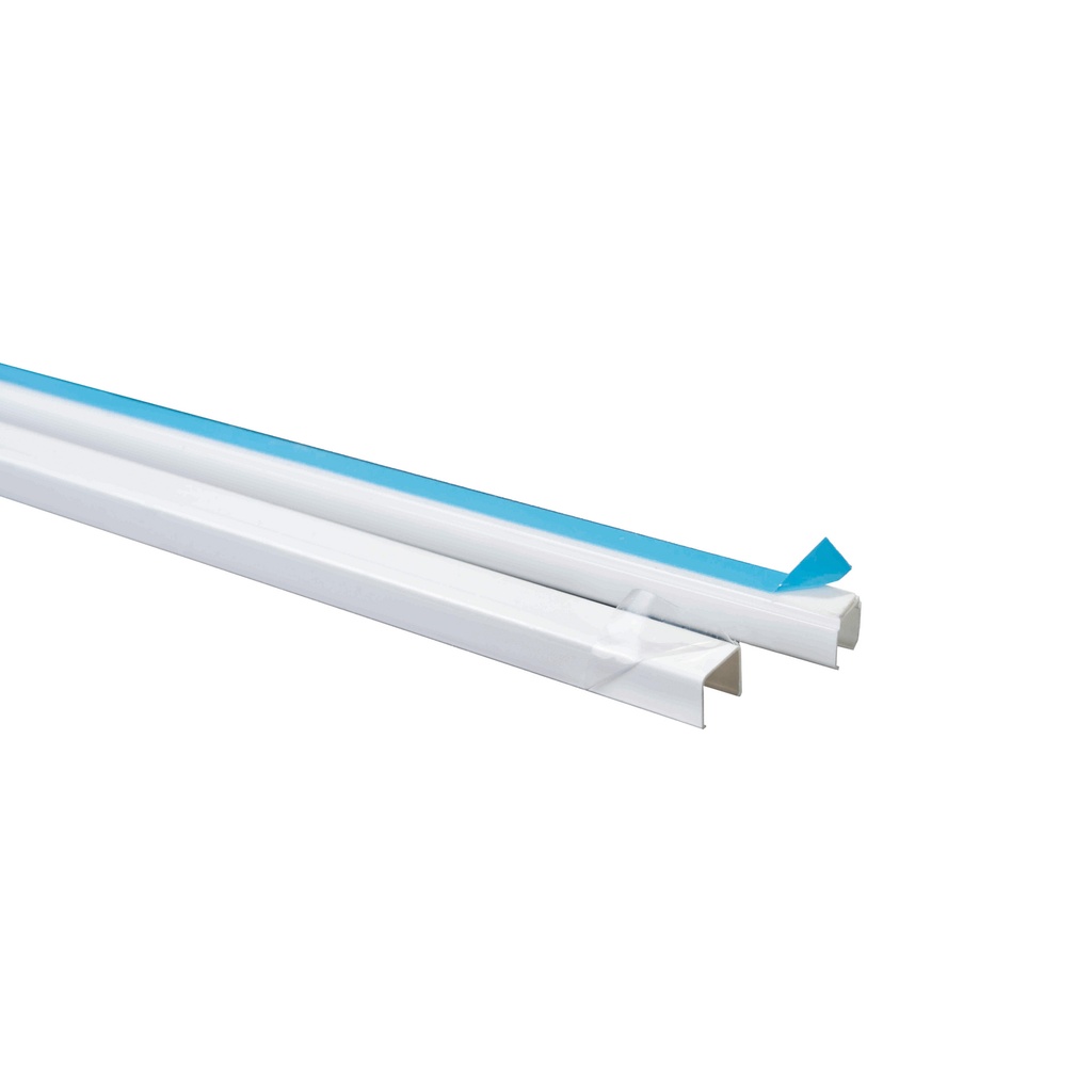 Canaleta 10X10Mm Blanca Dexson X 2Mts Con Adhesivo