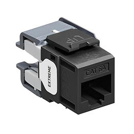 Toma Rj45 Categoria 6A Extreme Leviton Negra