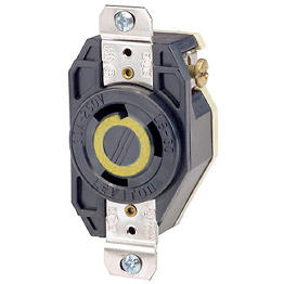 Toma 30A 125V 1F+N+T Seguridad Para Caja Leviton Nema L530R