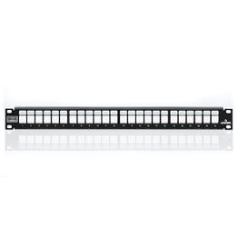 Herraje Patch Panel Blindado 24 Espacios 1Ru Leviton C/Barra Liberadora De Tension