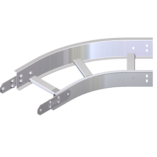 [CH8AG209030] Curva P/Bandeja 20X8Cm S/Pesada 90Grado Galva/Caliente Mecano
