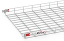 Bandeja Malla 60Mm X 600Mm X 3.0Mts Rapide Incluye 2 Uniones Electrozincada Rejiband Pemsa