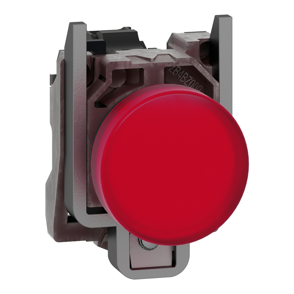 Luz Piloto Led Modular Cuerpo Metalico Rojo 22Mm 110V Ip69 Ik06 Harmony Schneider