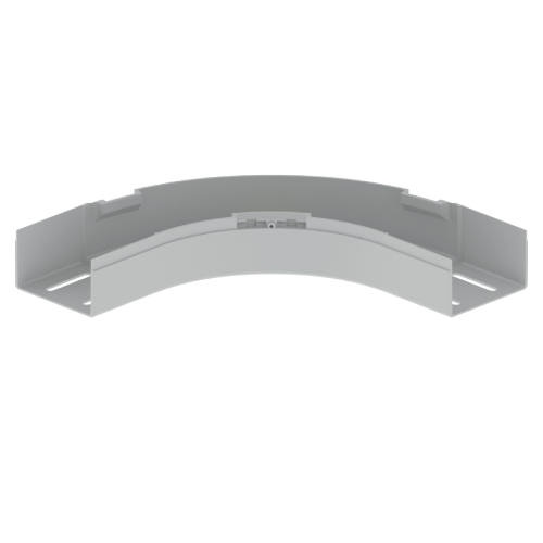 [66110] Curva Plana 90 Grados 60X100Mm Para Bandeja Portacable Gris U23X Unex