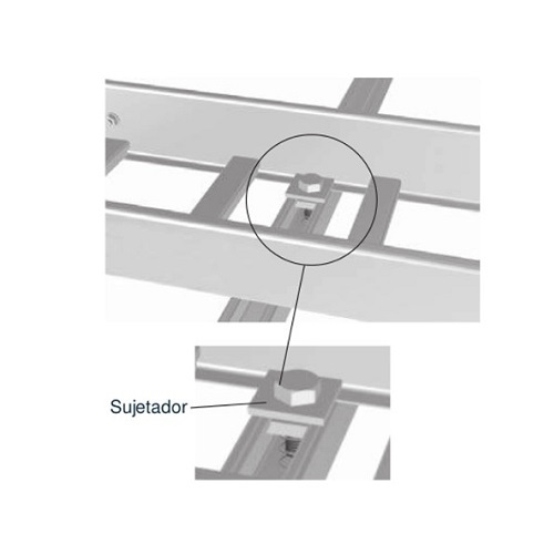 Sujetador P/Bandeja A Mensula Galvanizado Caliente Mecano