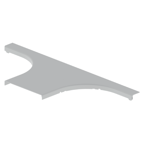 [66229] Tapa Para Derivacion T Gris 200Mm U23X Para Bandeja Portacable Gris U23X Unex