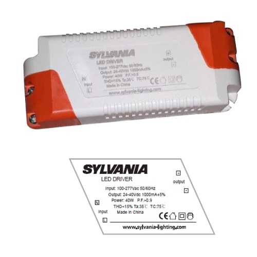 Led Driver 40W 1000Ma 100-277V Sylvania