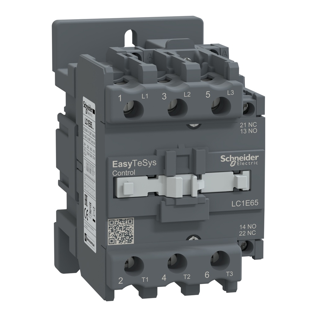 Contactor Easy 65A Ac3 1Na+1Nc 37Kw A 440V Bobina 220V Schneider