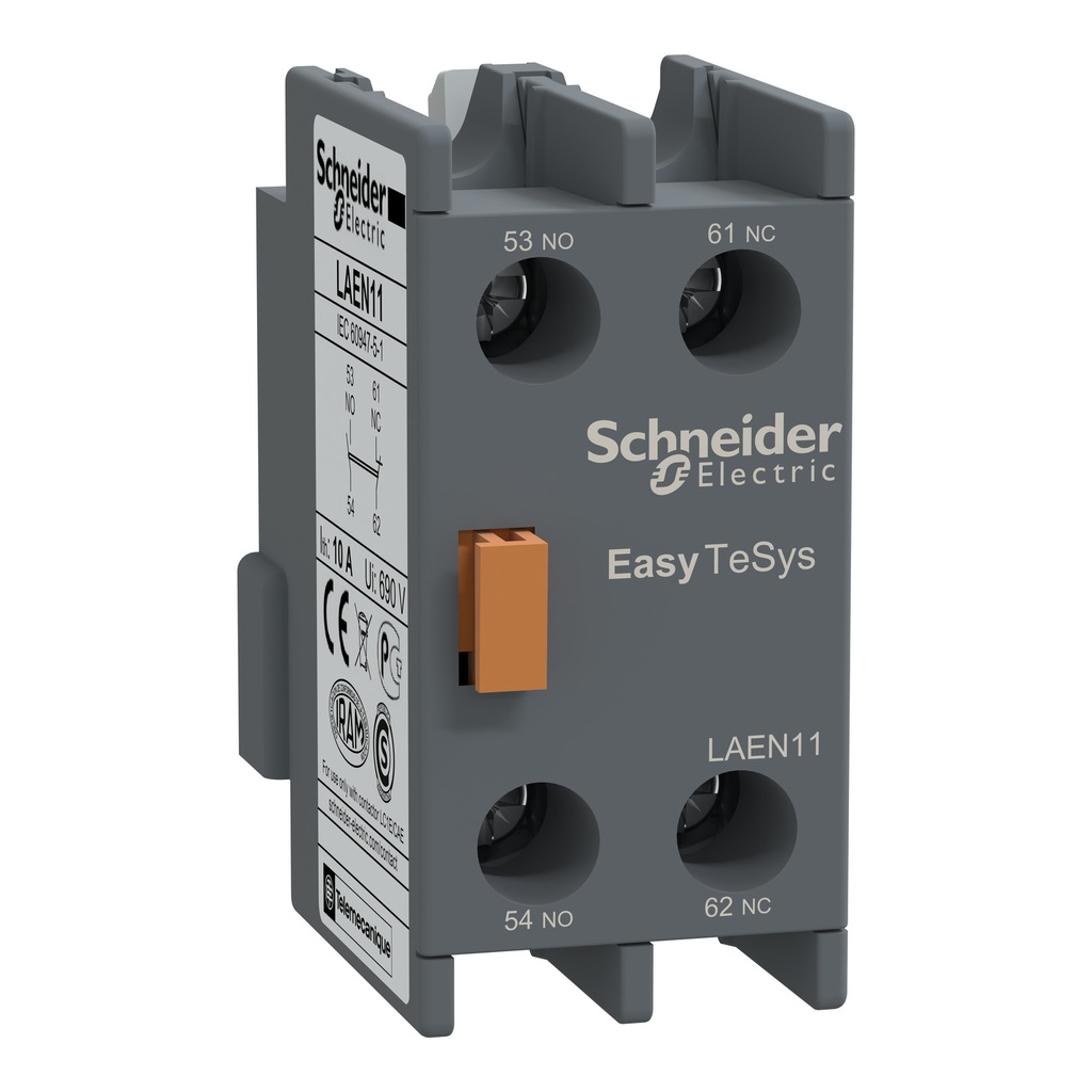 [LAEN11] Bloque Auxiliar P/Contactor 1Na 1Nc Schneider Tesys E