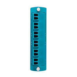 [5F100-2QL] Acople Fibra Lc Multimodo Om3/Om4 Placa 6 Duplex Leviton