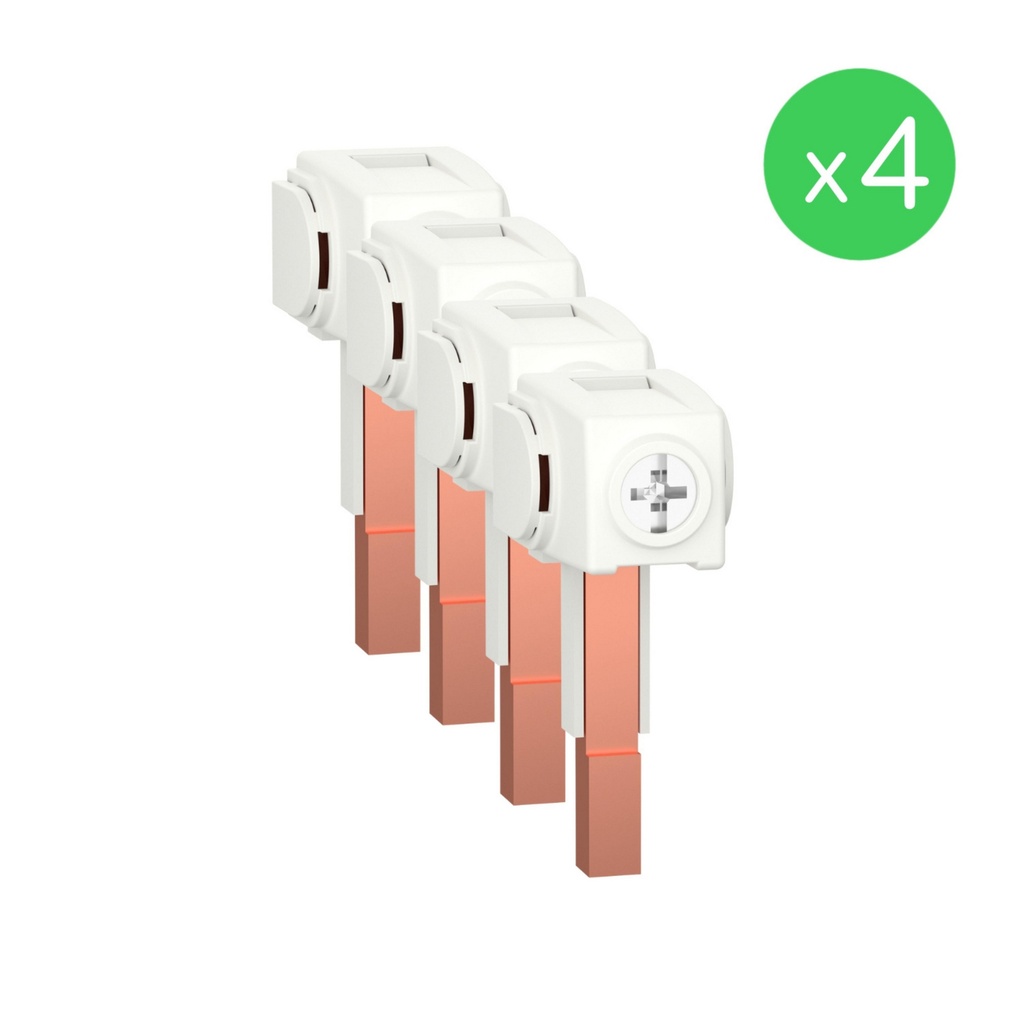 Conector Cable 35 Mm2 P/Peine 100A Tacos Riel Schneider Pte X 4Uds