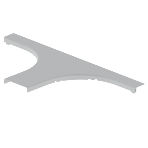 [66129] Tapa Para Derivacion T Gris 100Mm U23X Para Bandeja Portacable Gris U23X Unex